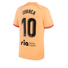 Atletico Madrid Angel Correa #10 Tredjedrakt 2022-23 Kortermet